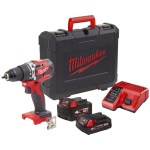 Masina de gaurit cu percutie cu 2 acumulatori Milwaukee M18 CBLPD-422C