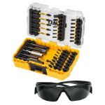 Set 38 biti insurubare impact si ochelari de protectie DeWalt Flextorq DT70733T