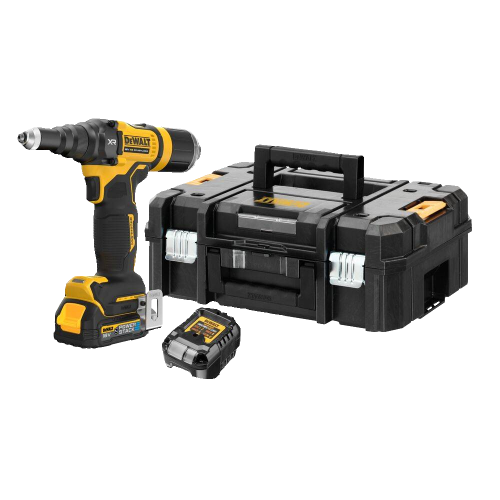 Pistol pentru nituit cu 1 acumulator DeWalt DCF403E1GT