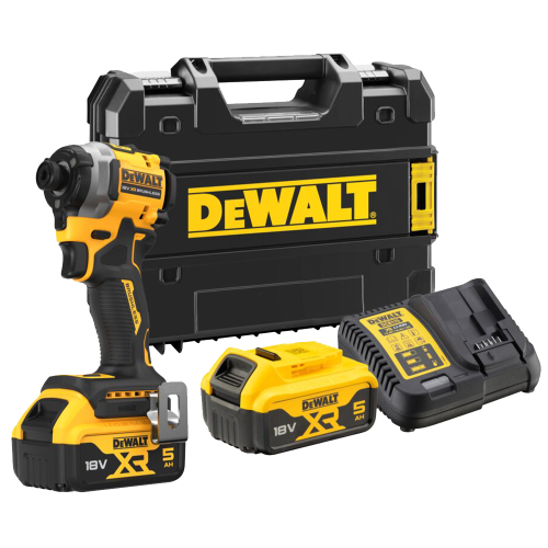 Masina de insurubat cu impact cu 2 acumulatori DeWalt DCF850P2T