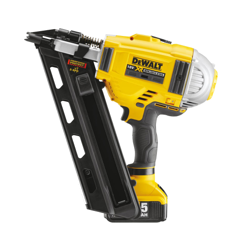 Ciocan de batut cuie cu 2 acumulatori DeWalt DCN695P2