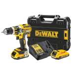 Masina de gaurit cu percutie cu 2 acumulatori DeWalt DCD795D2