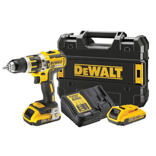 Masina de gaurit cu percutie cu 2 acumulatori DeWalt DCD795D2