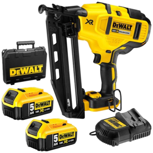 Pistol de batut cuie cu 2 acumulatori DeWalt DCN660P2