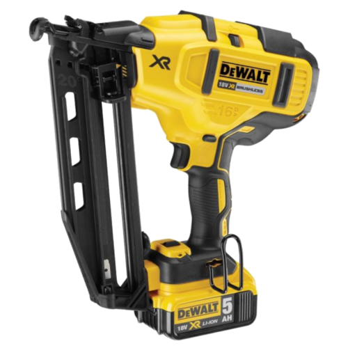 Pistol de batut cuie cu 2 acumulatori DeWalt DCN660P2