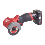 Taietor placi ceramice cu 2 acumulatori Milwaukee M12 FCOT-422X