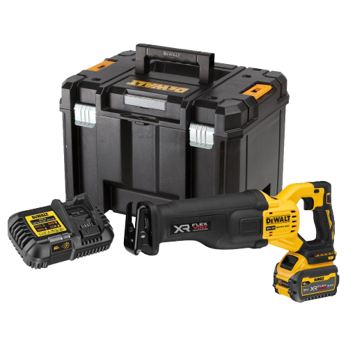 Fierastrau sabie 54V cu 1 acumulator 6Ah DeWalt DCS386T1