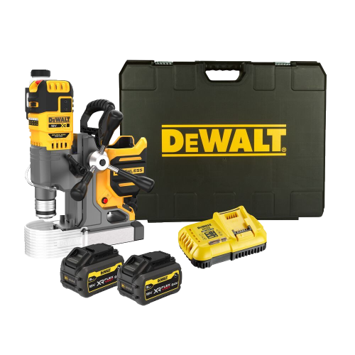 Masina de gaurit cu talpa magnetica cu 2 acumulatori 9Ah DeWalt DCD1623X2G