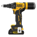 Pistol pentru nituit cu 2 acumulatori DeWalt DCF403D2GT