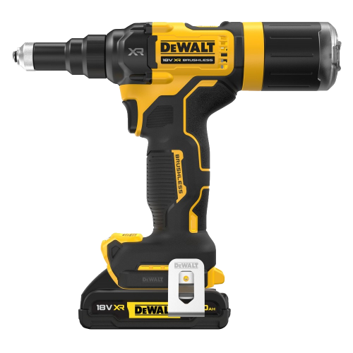 Pistol pentru nituit cu 2 acumulatori DeWalt DCF403D2GT