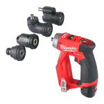 Masina de gaurit multifunctionala cu 2 acumulatori Milwaukee M12 FDDXKIT-202X