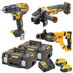 Set 3 scule cu 2 acumulatori DeWalt DCK327P2T