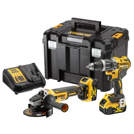 Set 2 scule cu 2 acumulatori Dewalt DCK2080P2T