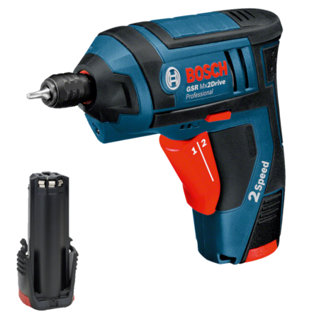 Masina de gaurit cu 2 acumulatori 1.3Ah Bosch GSR Mx2 Drive