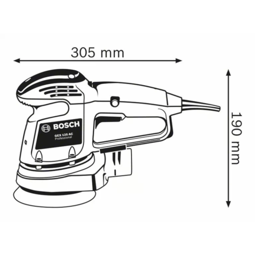 Slefuitor orbital 125mm Bosch GEX 34-125