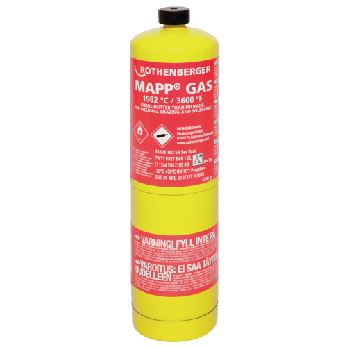 Butelie de gaz rafinat propilena 788ml Rothenberger MAPP Gas US RO35698