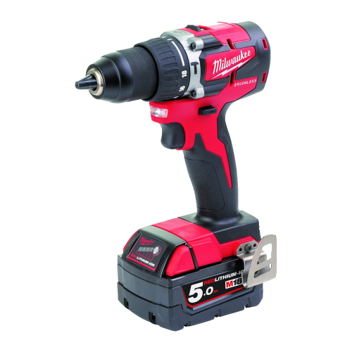 Masina de gaurit cu percutie cu 2 acumulatori Milwaukee M18 CBLPD-502C