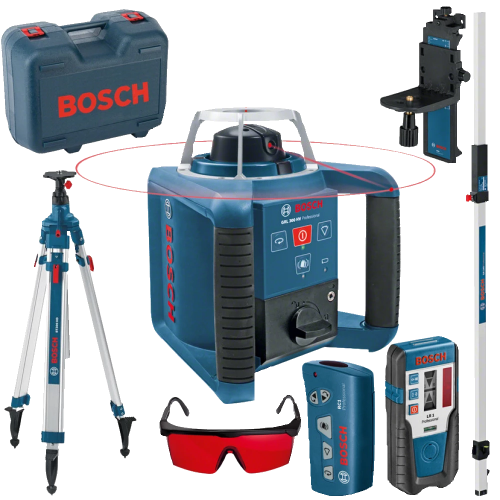 Nivela laser rotativa cu linii rosii Bosch GRL 300 HV