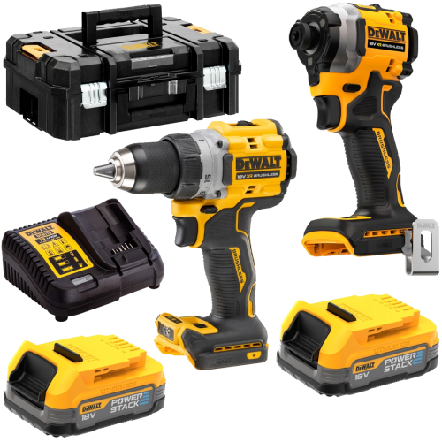 Set 2 scule cu 2 acumulatori DeWalt DCK2051H2T