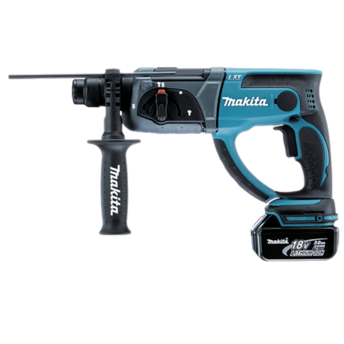 Ciocan rotopercutor SDS-Plus cu 2 acumulatori Makita DHR202RX4