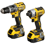 Set 2 scule cu 2 acumulatori DeWalt DCK266P2T