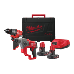 Set 2 scule cu 2 acumulatori Milwaukee M12 FPP2F2-402X