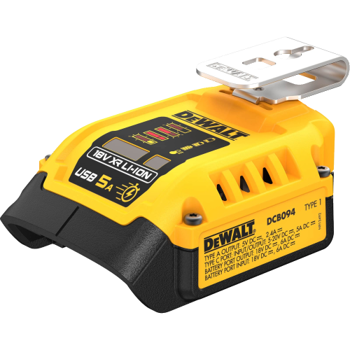 Set incarcator USB-C si 2 acumulatori 18V 5.0Ah DeWalt DCB094H2