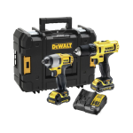 Set 2 scule cu acumulatori DeWalt DCK211C2T