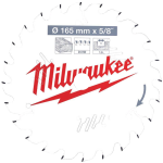 Panza de circular pentru lemn 165mm Milwaukee Z24