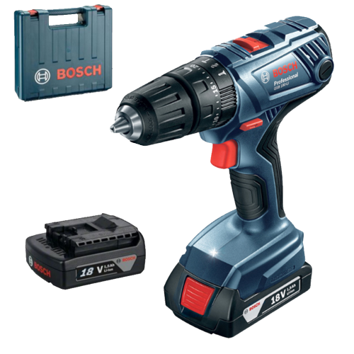 Masina de gaurit cu percutie cu 2 acumulatori 1.5Ah Bosch GSB 180-Li - Resigilat