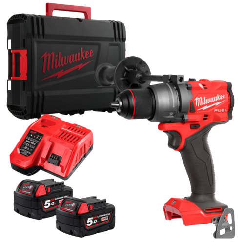 Masina de gaurit/infiletat cu 2 acumulatori 5Ah Milwaukee M18 FDD3-502X