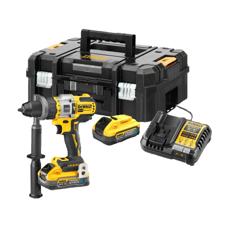 Masina de gaurit cu percutie cu 2 acumulatori DeWalt DCD999H2T