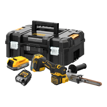 Slefuitor cu banda cu 2 acumulatori DeWalt DCM200E2T