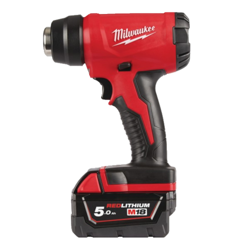 Suflanta aer cald cu 2 acumulatori 5Ah Milwaukee M18 BHG-502C