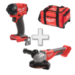 Set 2 scule fara acumulatori Milwaukee M18 FPP2X1-0 + Cadou Geanta XL