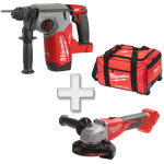 Set 2 scule fara acumulatori Milwaukee M18 FPP2X2-0 + Cadou Geanta XL