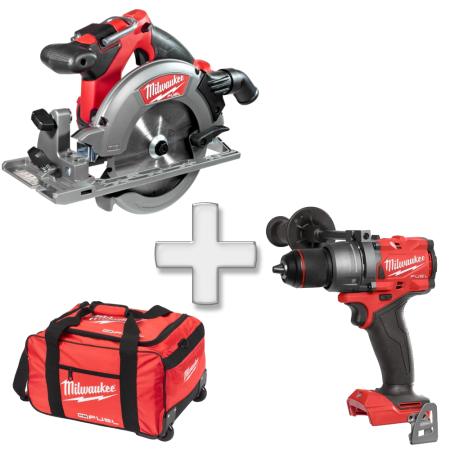 Set 2 scule fara acumulatori Milwaukee M18 FPP2X3-0 + Cadou Geanta XL