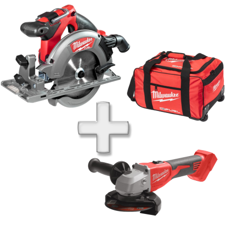 Set 2 scule fara acumulatori Milwaukee M18 FPP2X4-0 + Cadou Geanta XL