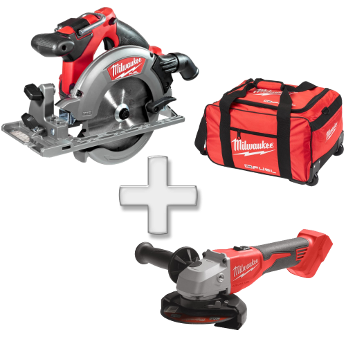 Set 2 scule fara acumulatori Milwaukee M18 FPP2X4-0 + Cadou Geanta XL