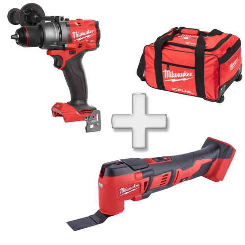 Set 2 scule fara acumulatori Milwaukee M18 FPP2X6-0 + Cadou Geanta XL