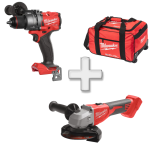 Set 2 scule fara acumulatori Milwaukee M18 FPP2X7-0 + Cadou Geanta XL