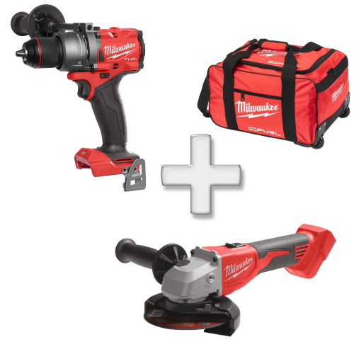 Set 2 scule fara acumulatori Milwaukee M18 FPP2X7-0 + Cadou Geanta XL