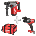 Set 2 scule fara acumulatori Milwaukee M18 FPP2X8-0 + Cadou Geanta XL