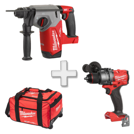 Set 2 scule fara acumulatori Milwaukee M18 FPP2X8-0 + Cadou Geanta XL