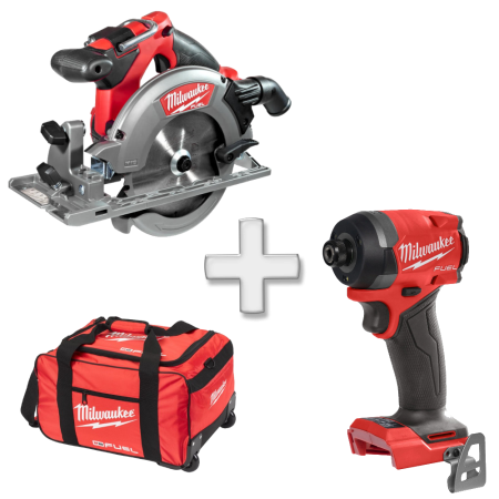 Set 2 scule fara acumulatori Milwaukee M18 FPP2X10-0 + Cadou Geanta XL