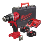 Masina de gaurit cu 2 acumulatori 5Ah Milwaukee M18 BLDDRC-502C