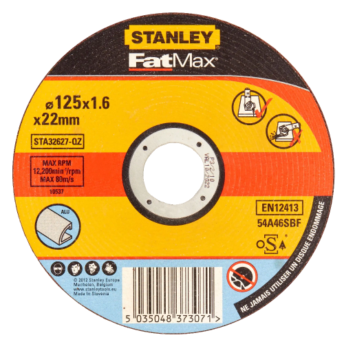 Disc abraziv taiere aluminiu 125mm Stanley FATMAX STA32627