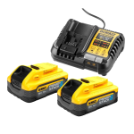 Set incarcator si 2 acumulatori 18V 5.0Ah DeWalt DCB1104H2