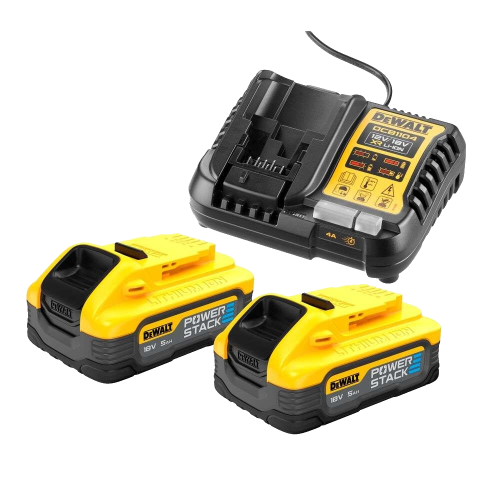 Set incarcator si 2 acumulatori 18V 5.0Ah DeWalt DCB1104H2