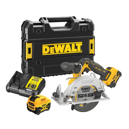 Fierastrau circular 12V cu 2 acumulatori 5Ah DeWalt DCS512P2 - Resigilat